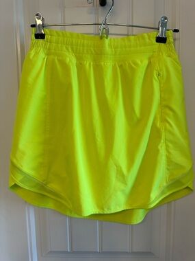 lululemon athletica Neon Yellow Women’s Performance Skort